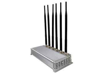 Jammer 6 σημάτων υψηλής δύναμης GSM 3G 4GLTE κεραίες Omni 2 ανεμιστήρες μέσα