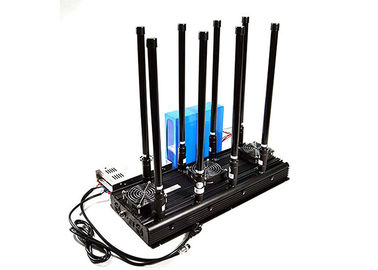 8 GSM WIFI ζωνών 4G 3G Jammer τηλεφωνικών σημάτων κυττάρων 165 Watt
