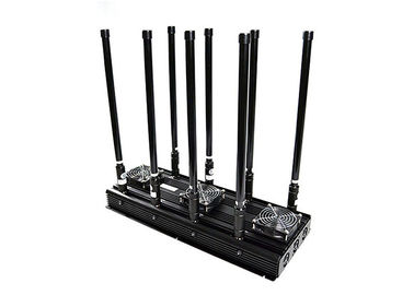 8 GSM WIFI ζωνών 4G 3G Jammer τηλεφωνικών σημάτων κυττάρων 165 Watt